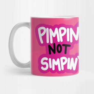 Pimpin not simpin’ ~ Valentino mug ~ hazbin hotel Mug